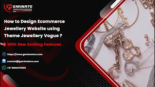 How to Design Ecommerce Jewellery Website using Theme Jewellery Vogue  [1.1]