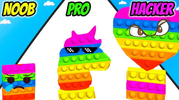 Fidget Rush - NOOB vs PRO vs HACKER