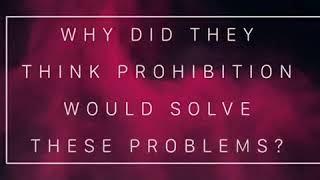 Prohibition and the 18th amendment