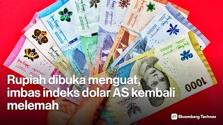 Rupiah dibuka menguat, imbas indeks dolar AS kembali melemah