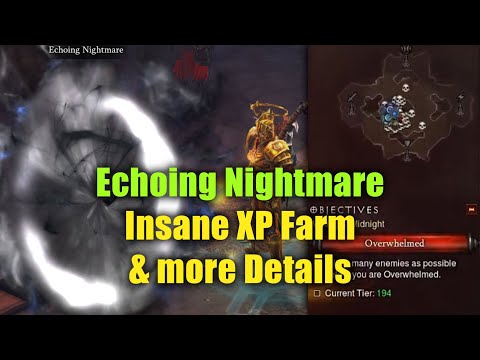 Echoing Nightmare, INSANE for XP & Augment Farming but Some Things need to change! - Season 26 PTR