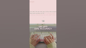 Typing 200WPM! 100% Accuracy
