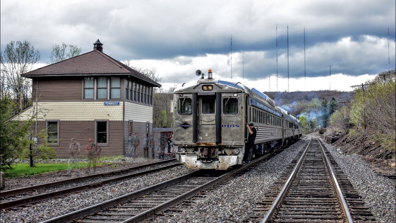 Riding the RDC Budd Cars on the RBMN Mainline & Branchlines - YouTube