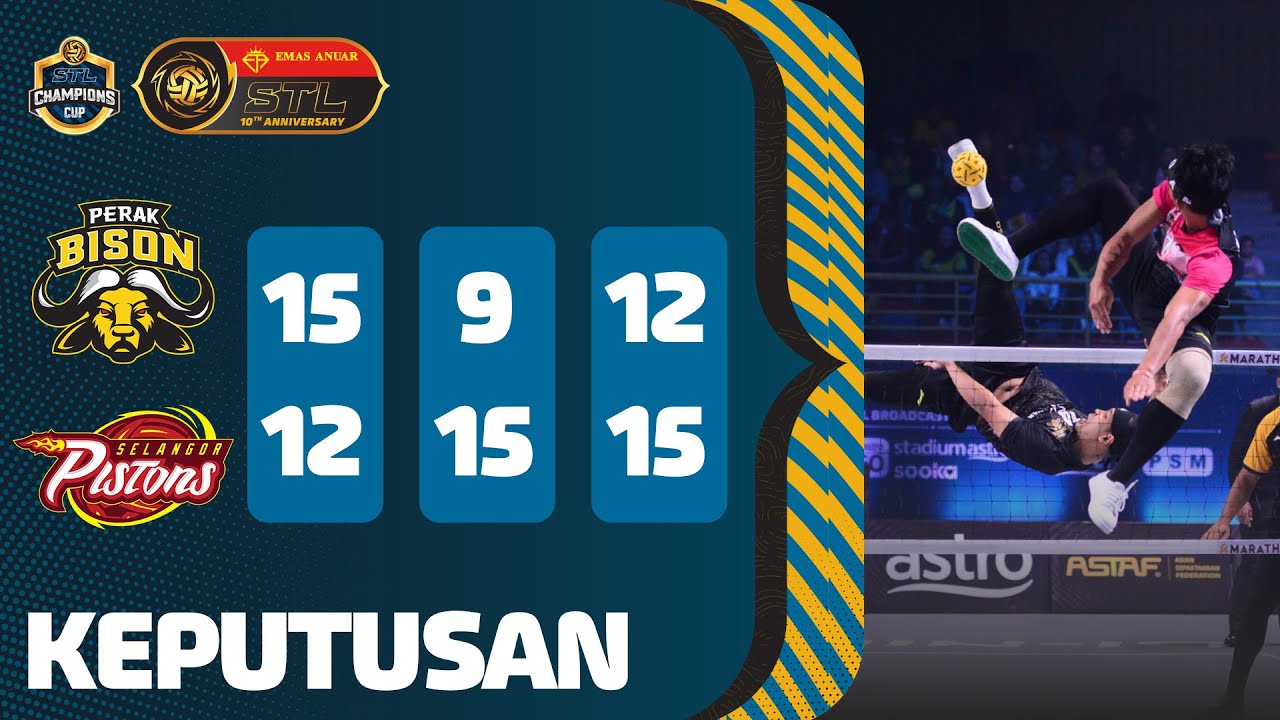 Sorotan Perlawanan: Perak Bison 1 - 2 Selangor Pistons | Kumpulan B | STL Champions Cup