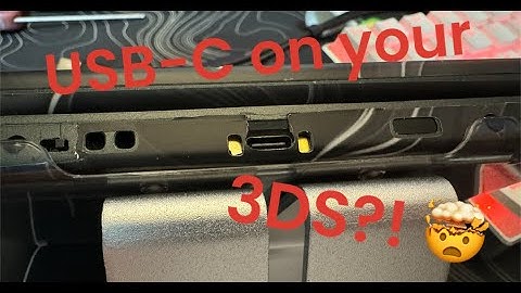 USB-C mod for any 3DS!