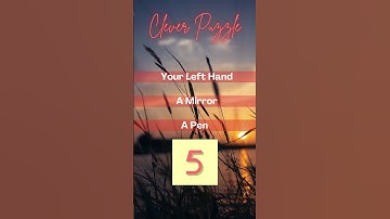 Test Your Mind: What Can You Hold in Your Right Hand, But Never in Your Left Hand? #funriddles