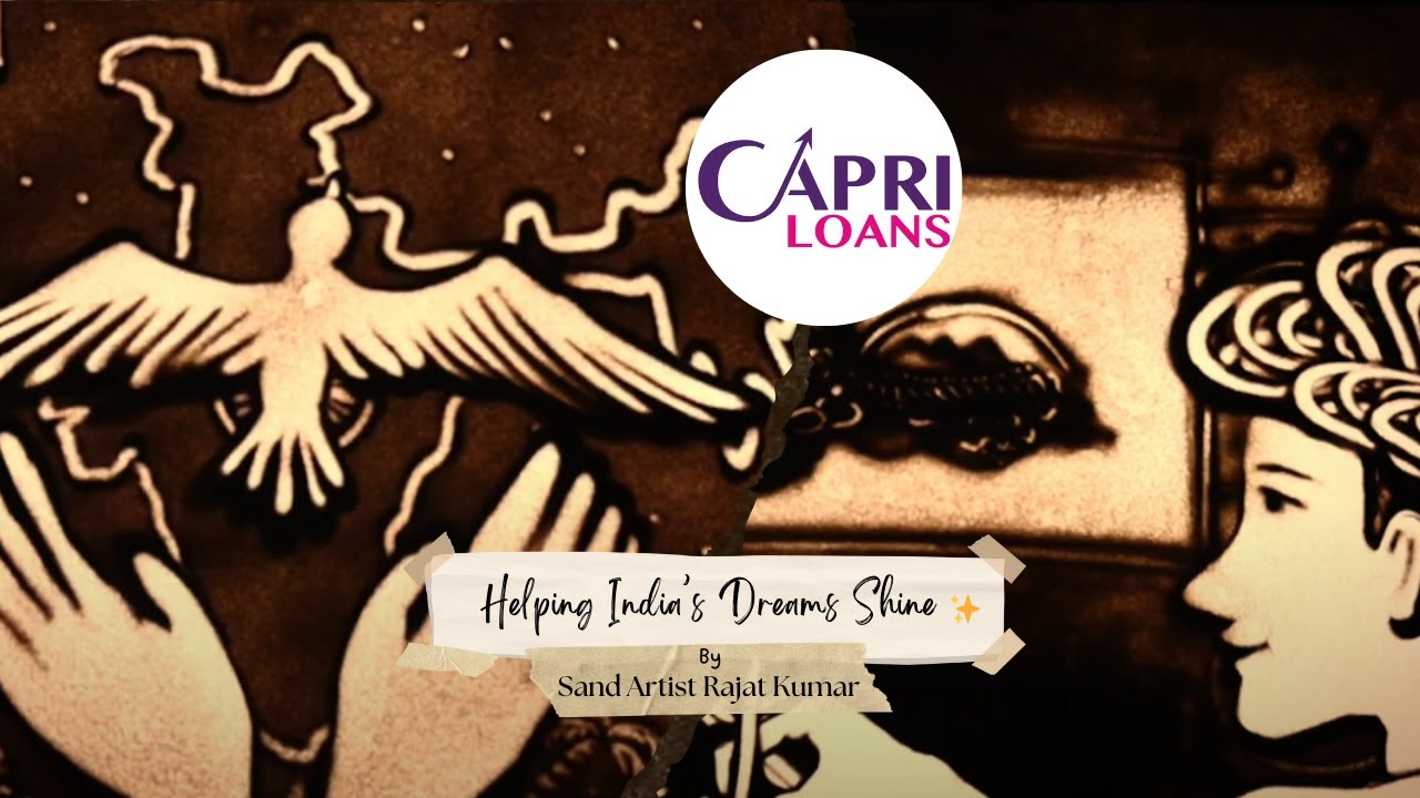 Capri Gold Loan – Helping India’s Dreams Shine | Sand Art Story | Sand artist Rajat Kumar | Delhi