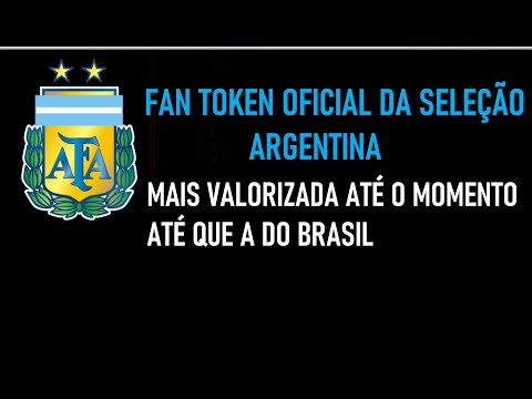 FAN TOKEN OFICIAL DA SELEÇÃO ARGENTINA. COM PEQUENA QUEDA DANDO BOAS OPORTUNIDADES
