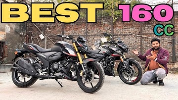 Tvs Apache RTR 160 Vs Bajaj Pulsar N160 Both Top Model Detail Comparison Video Price & All Features 