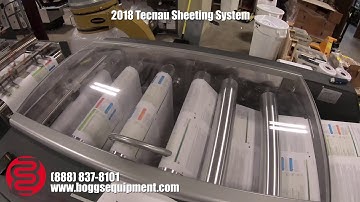 2018 Tecnau System (Sheeter system , Unwinder, TC 1220 Stacker, TC 7000 HSUL High Speed Cutter)