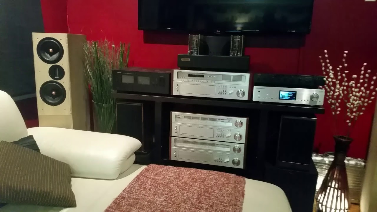 yamaha b2 amp and yamaha c2a pre youtube