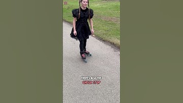 “What is the drag stop on rollerblades?!” 🐲✋ #inlineskating #tipsandtricks