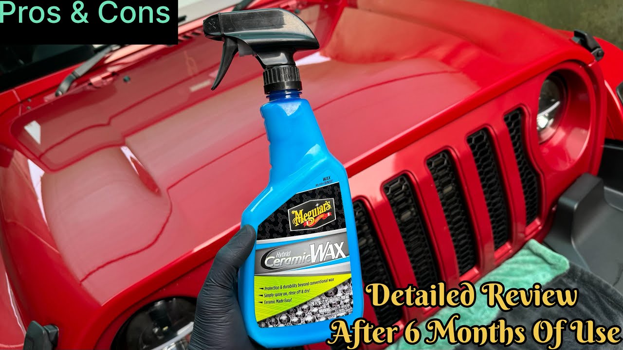 Full Review || Meguiars Hybrid Ceramic Wax Spray | How to Apply | LongLasting Gloss PaintProtection 