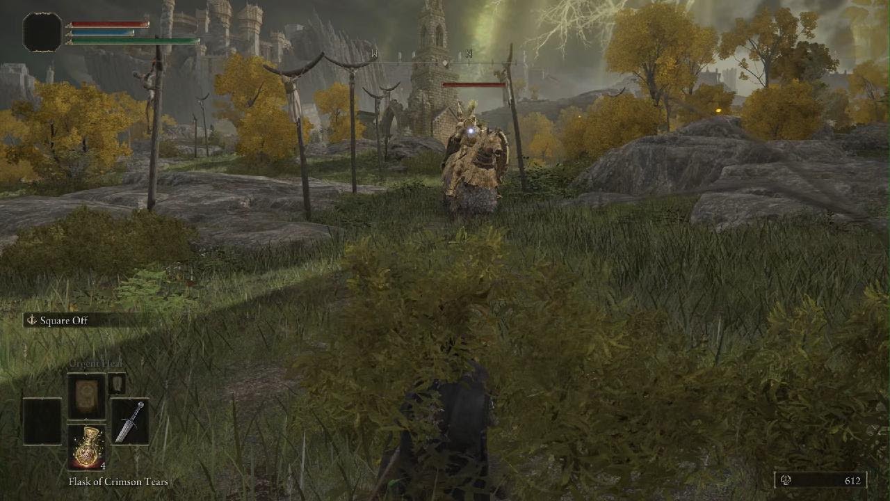 ELDEN RING - Tree sentinel (when you barely started the game but you want to delete it immediately)