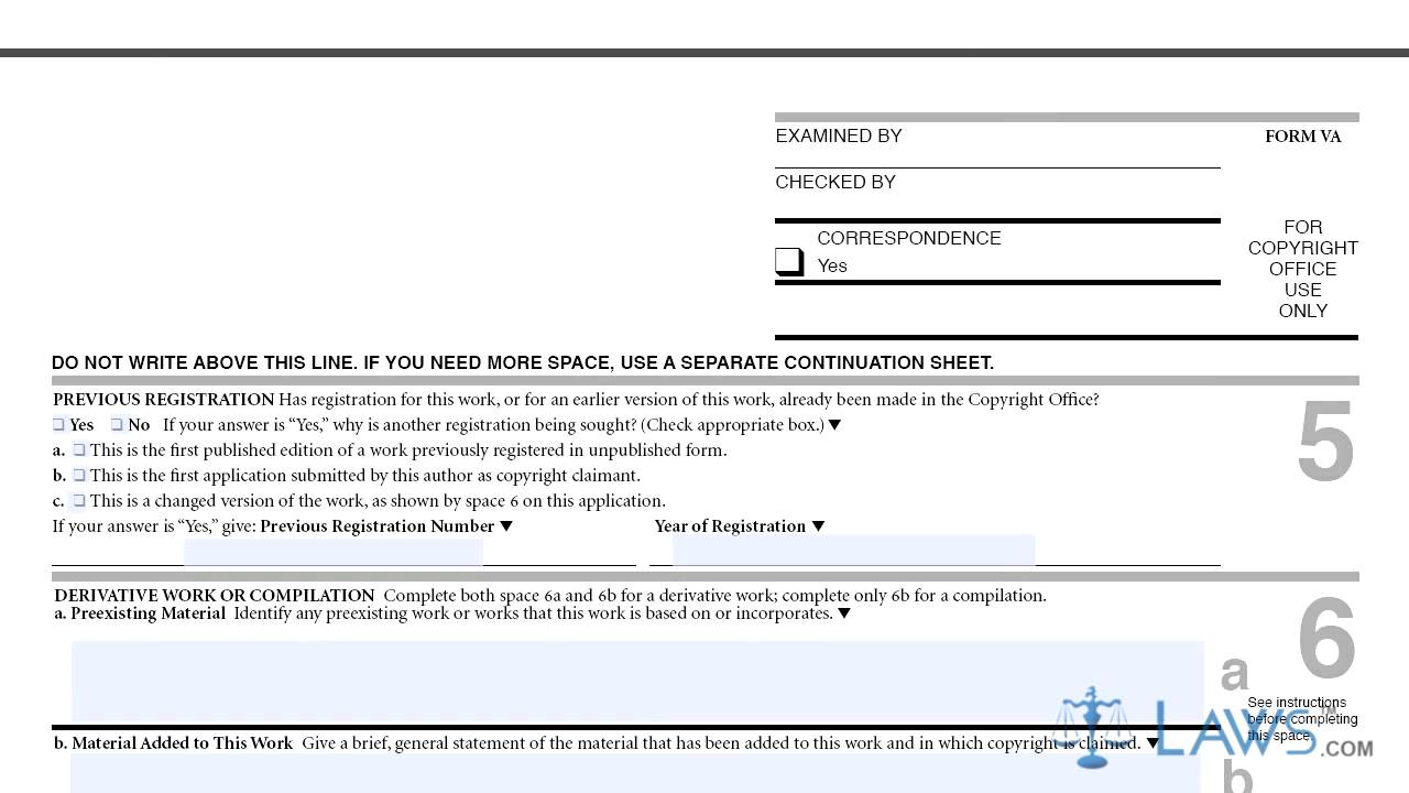 learn how to fill va visual art form youtube copyright form va