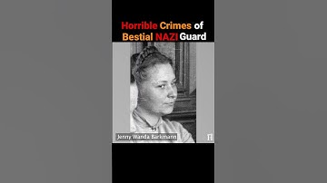 HORRIBLY Brutal NAZI Guard Jenny-Wanda Barkmann #shorts #ww2 #history #worldwar2videos