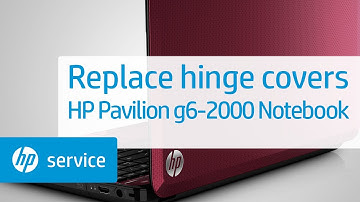 Replace the hinge covers | HP Pavilion g6-2000 Notebook | HP Support