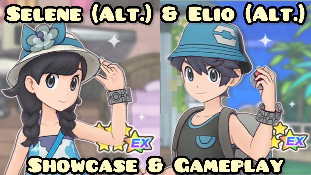 6-Star EX Selene (Alt.) & Elio (Alt.) Gameplay in Champion Stadium 3000 pts. | Pokémon Masters EX