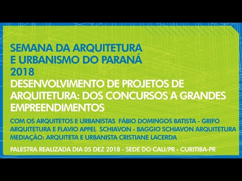 Vídeo: O Concurso De Arquitetura 