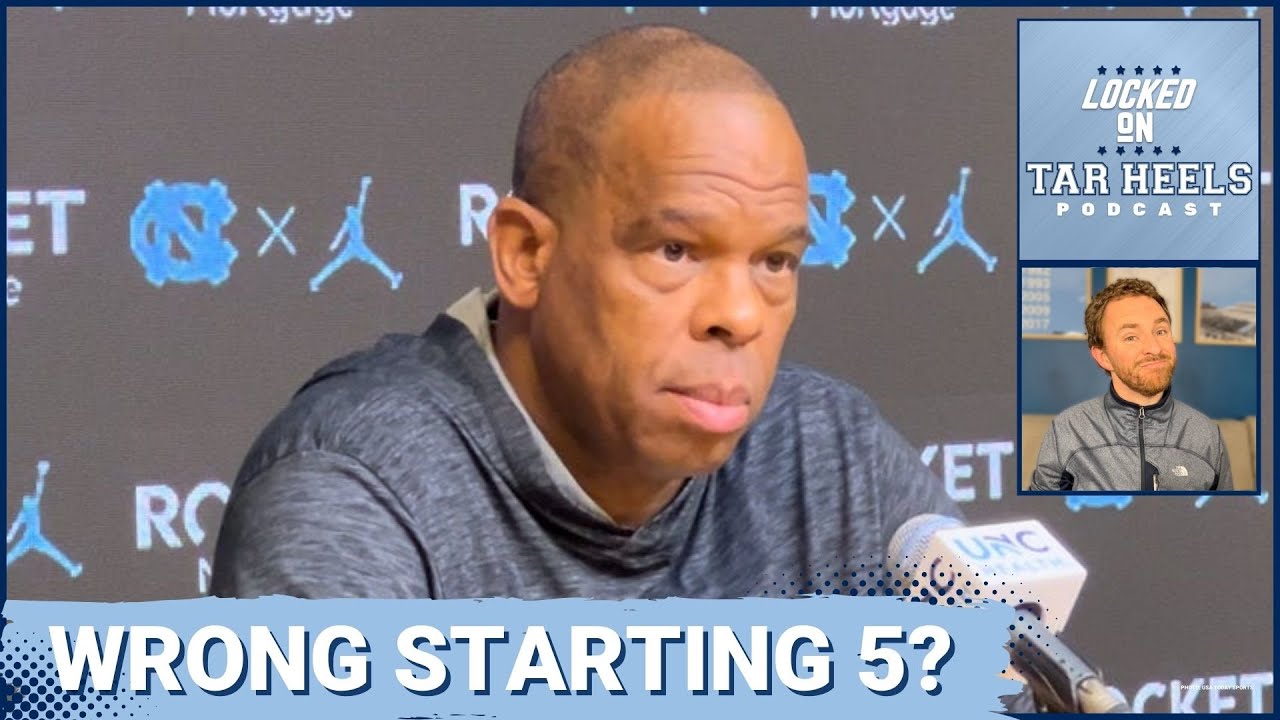 Video: Locked On Tar Heels - UNC Basketball Starting Five and Elliot Cadeau Assumptions