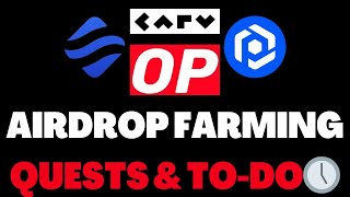 AIRDROP Updates #45 ➡️ Optimism, Carv, Prime Protocol &amp; Mehr 🕔📓