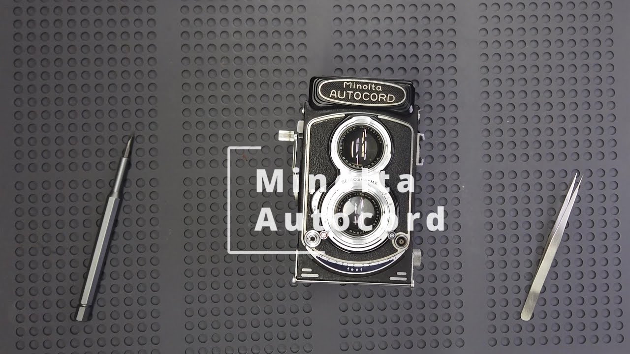 Restore a Minolta Autocord - part I: Dissembling - YouTube