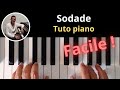 Sodade cesaria evora  piano tutoriel  version facile partition offerte