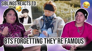 Siblings react to 'When BTS forgot that they're celebrities' 🤦‍♀️😭