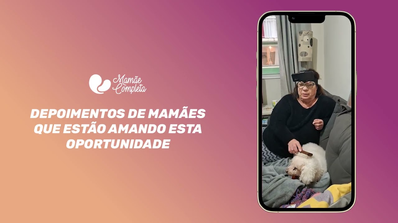 Depoimento de uma mãe que participa do programa