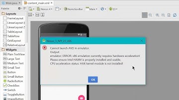 Android studio cannot launch AVD in emulator issue , enabling VT-x