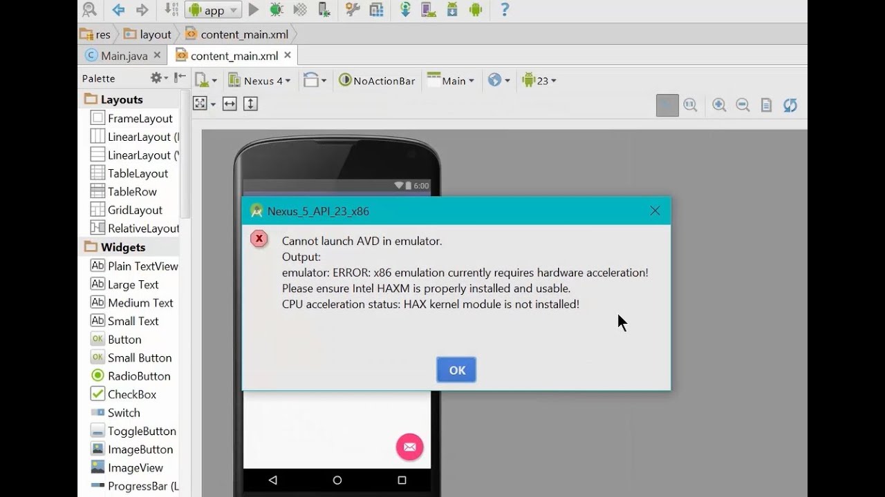 visual studio mac android emulator not responsive