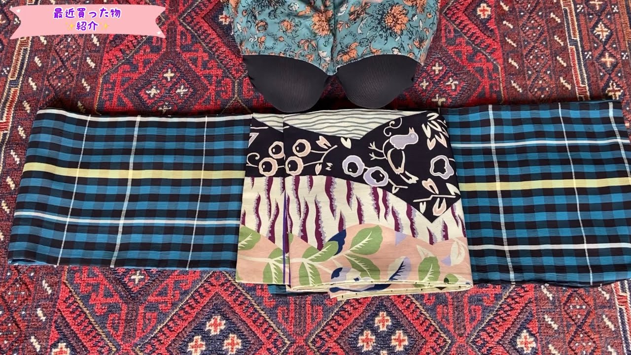 Представляю мои покупки [Antique Grande] Я нашла чудесное старинное кимоно и оби ♪