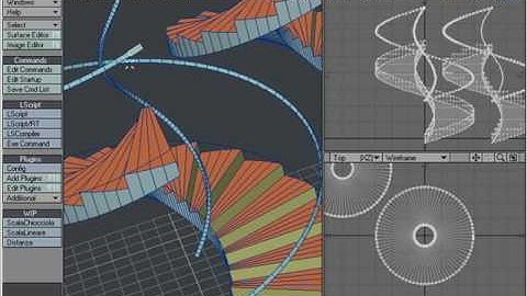 LightWave 3D - ScalaChiocciola v1.5 b34 - Spiral Staircase
