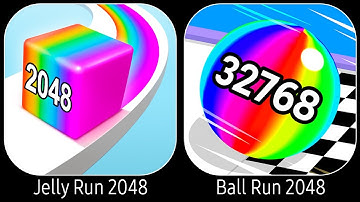 Jelly Run 2048 VS Ball Run 2048 - Android iOS Gameplay Ep 8