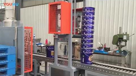 Fully auto 20L paint pail filling line