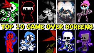 Top 10 Game Over Screens #2 - Friday Night Funkin&#39;