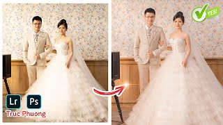 Korean Style Wedding Photo Tone Editing Warm Color | Outdoor Photo #35 screenshot 2