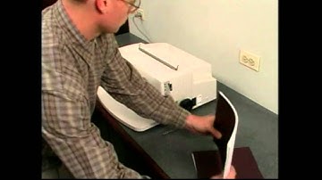 GBC TL12 Electric Wire Closer - Safety Video