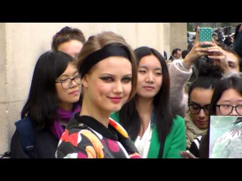 Lindsey WIXSON Top Model @ Paris 10 march 2015 Fashion Week Show Chanel