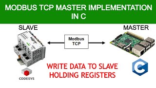 Modbus TCP Master Implementation in C - Write Data To Modbus TCP Slave