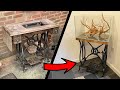Antique Sewing Machine Stand Restoration to Aquarium Stand
