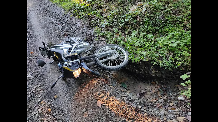 Forest ride in Japan. KLX230 Kawasaki off-road motorcycle【Life in Japan】