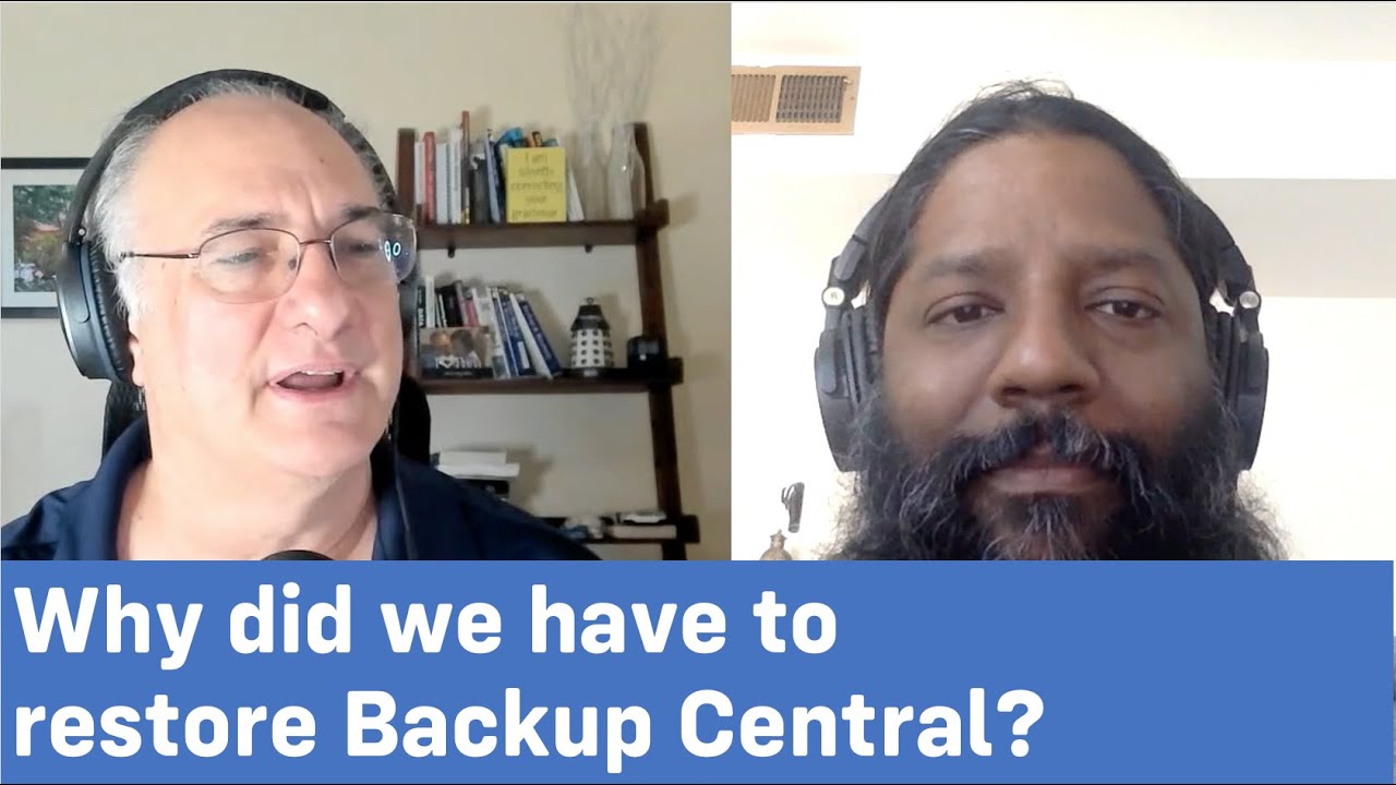 Why did we need to restore BackupCentral.com? Why did we need to restore BackupCentral.com?