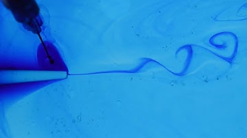 Mixing layer in a rectangular channel