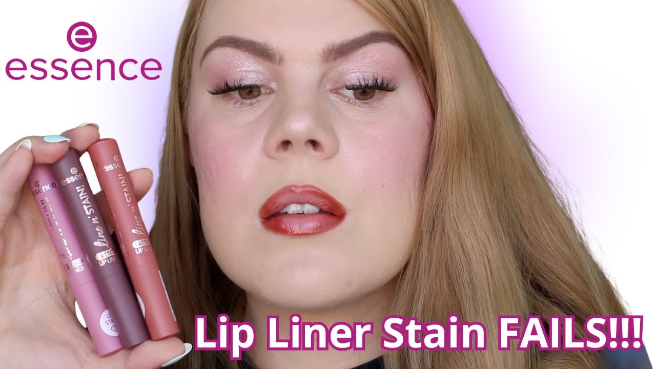 NEW Essence Line n' Stain Tattoo Lip Liner Review, Swatches & Wear Tests! All Shades