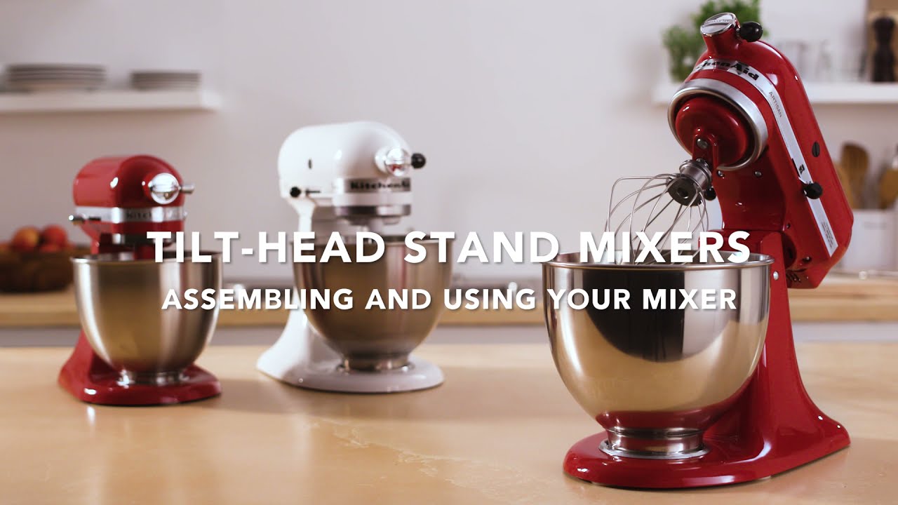 KitchenAid® Artisan® Series Tilt-Head Stand Mixer: How to Assemble