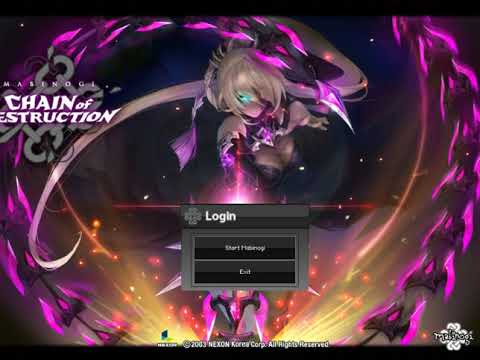 Mabinogi(NA) Chain of Destruction(Chain Slash Talent) - Login Theme