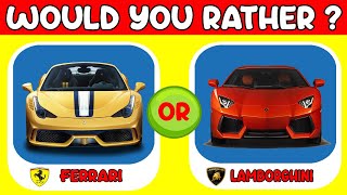 Would You Rather 🤔 Car Edition 🚗 | Car Brands Quiz