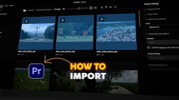 Premiere Pro: How to Import Media Fast – Beginner Tutorial (2025)