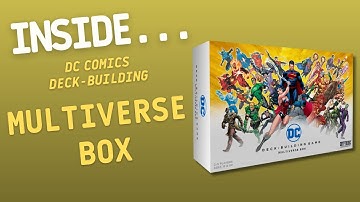 DC Comics Deck-building Game Multiverse Box | Inside with João Ricardo Ep209